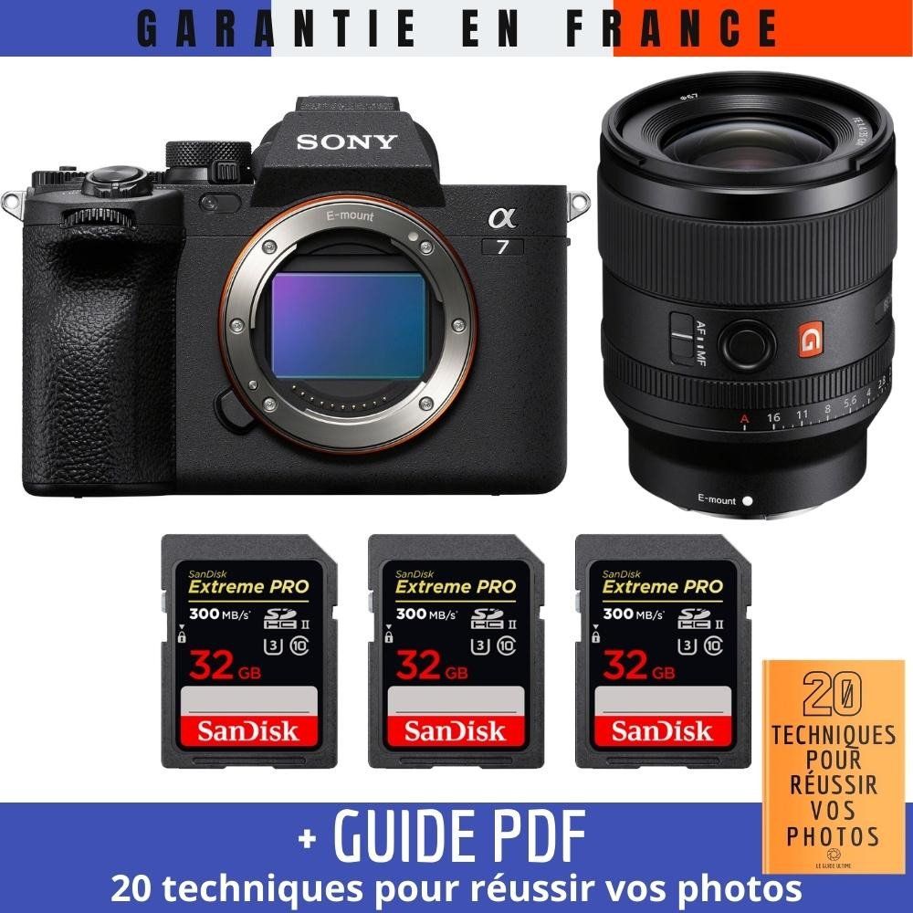 Sony A7 IV + FE 35mm f1.4 GM + 3 SanDisk Extreme PRO UHS II SDXC 300 MB/ + Guide PDF 20 TECHNIQUES POUR RÉUSSIR VOS PHOTOS - vue 2