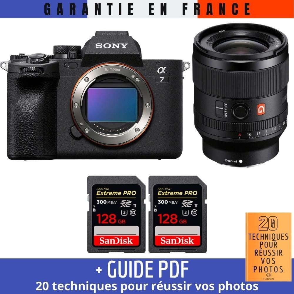 Sony A7 IV + FE 35mm f1.4 GM + 2 SanDisk Extreme PRO UHS II SDXC 300 MB/ + Guide PDF 20 TECHNIQUES POUR RÉUSSIR VOS PHOTOS - vue 3