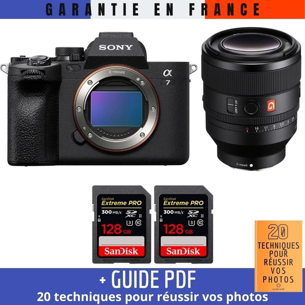 Sony A7 IV + FE 50mm f1.2 GM + 2 SanDisk Extreme PRO UHS II SDXC 300 MB/ + Guide PDF 20 TECHNIQUES POUR RÉUSSIR VOS PHOTOS