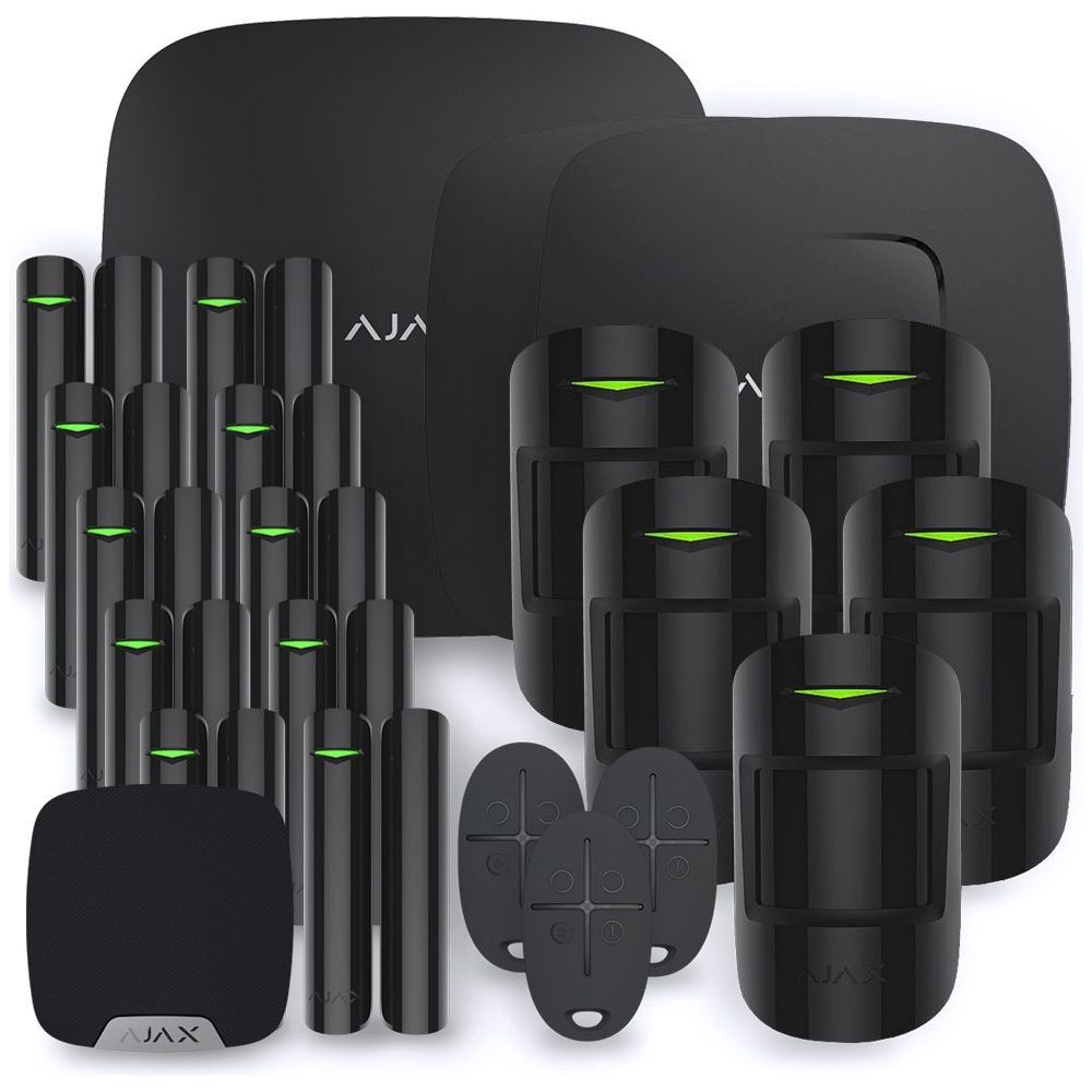 Alarme maison AJAX SYSTEMS Alarme StarterKit Plus noir - Kit 8
