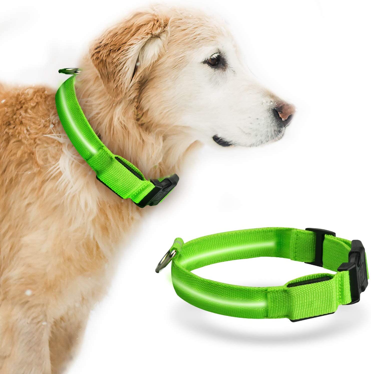 Meilleurs prix pour Collier Pour Chien Led Collier Pour Chien Lumineux Rechargeable Usb Avec Collier Clignotant Rechargeable Et Étanche M