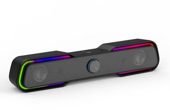 Barre son Hp Para Pc Con Iluminacion Led