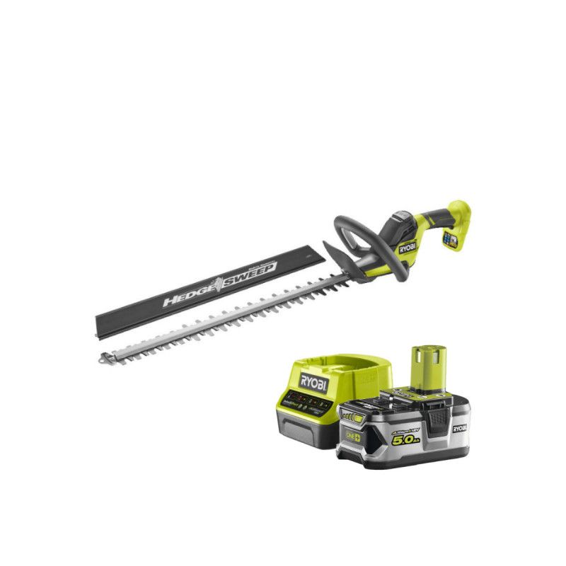 Pack RYOBI Taille haies Linea 18V One+ INEA 55cm RY18HT55A 0 1 Batterie 5.0Ah 1 Chargeur rapide RC18120 150 - vue 2