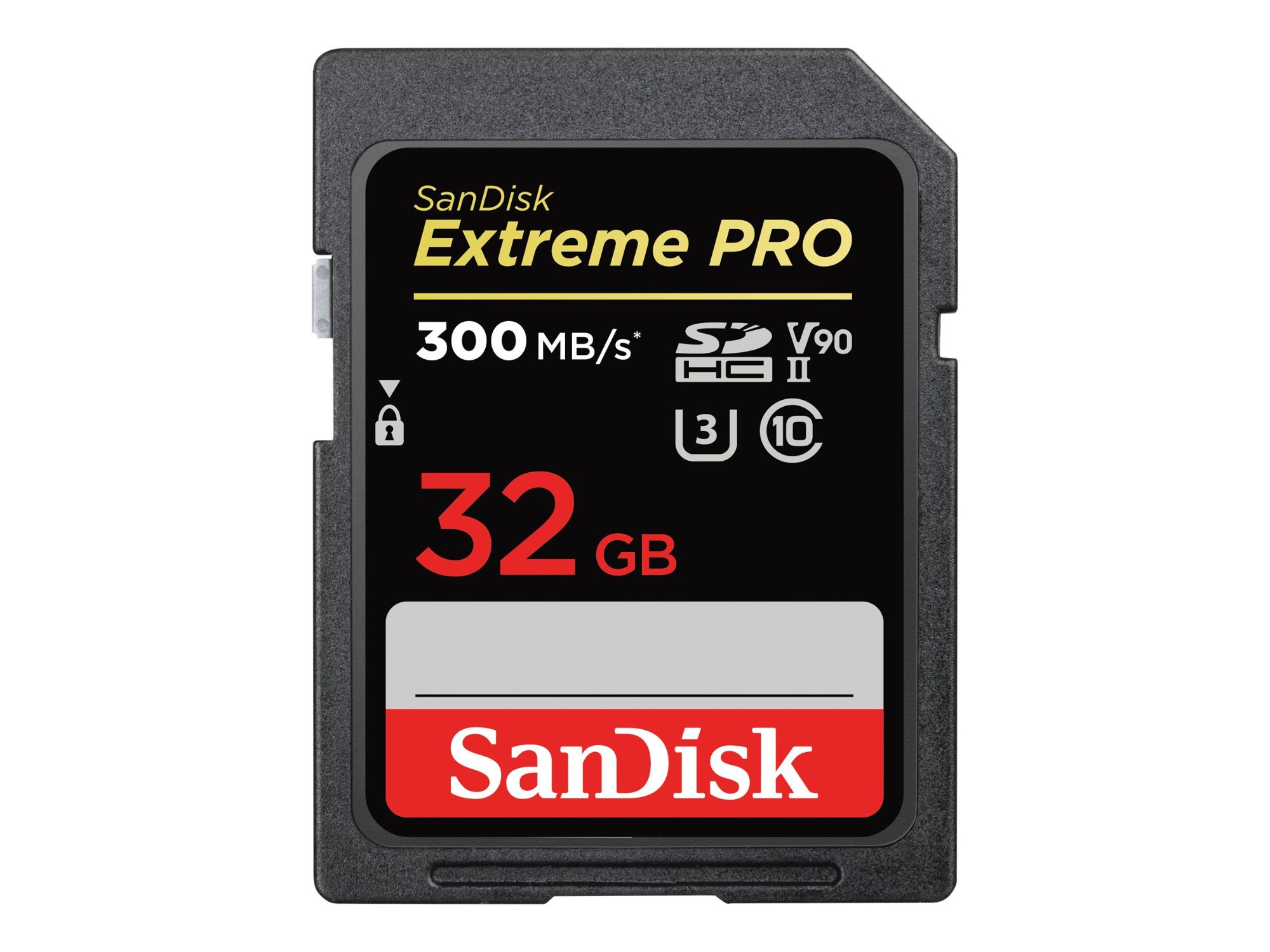 SanDisk Extreme Pro - Carte mémoire flash - 32 Go - UHS-II U3 / Class10 - 1733x/2000x - Sdhc UHS-II