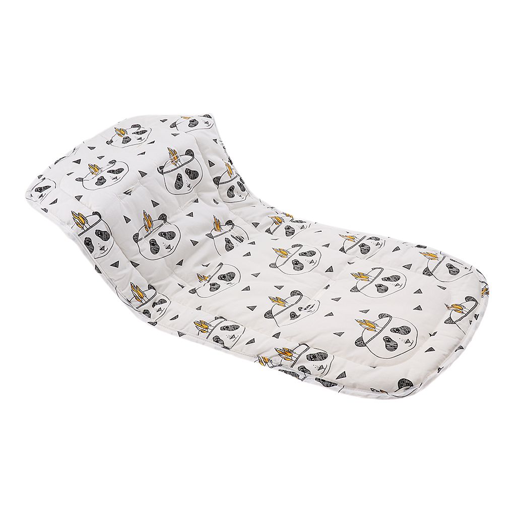  - Lavable Bébé Chariot Poussette Landau Poussette Doux Siège Doublure Coussin Coussin Tapis - Panda, Comme Décrit Panda