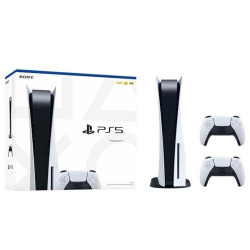 Sony Pack Console PlayStation 5 Standard + Manette Dualsense Blanche