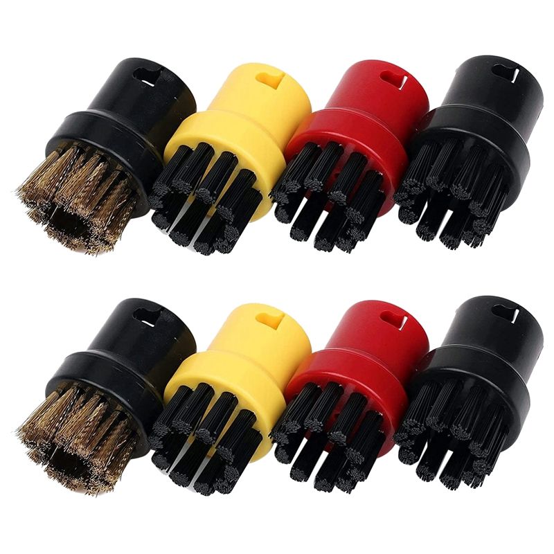 Buses de nettoyage à la vapeur pour nettoyeur à vapeur, brosse métallique en Nylon et laiton, pour Karcher SC1 SC2 SC3 SC4 SC5 SC7 CTK1, 8 pièces, meilleures ventes