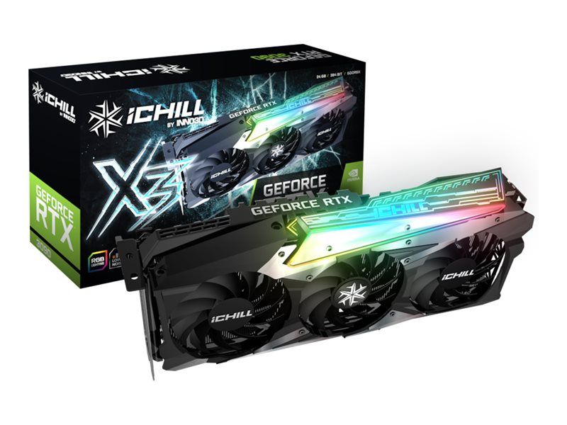 INNO3D iChill GEFORCE RTX 3090 X3 NVIDIA 24 Go GDDR6X Neuf