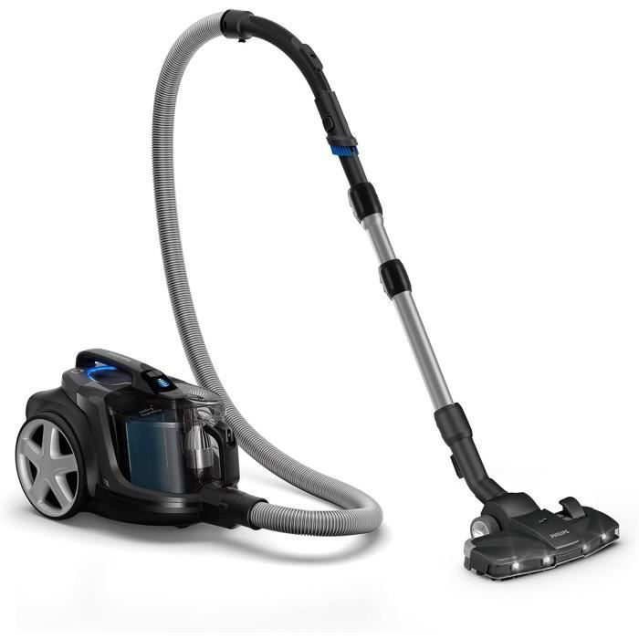 Philips FC9747/09, Aspirateur sans Sac, Noir Brillant