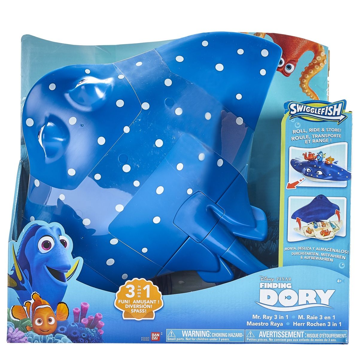Bandai Le Monde De Dory . Raie 3 En 1