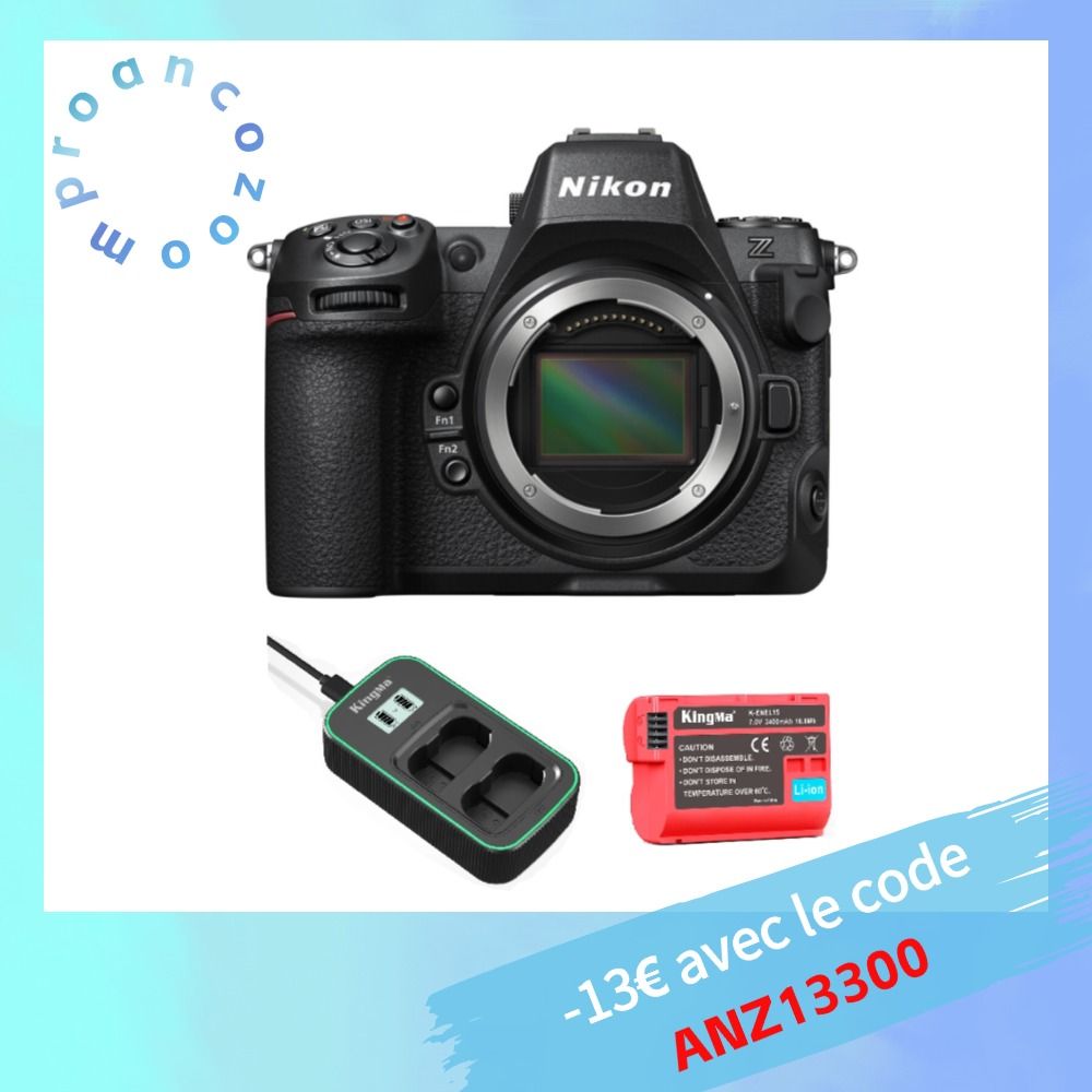 NIKON Z8 + Kingma Charger Kit - vue 2