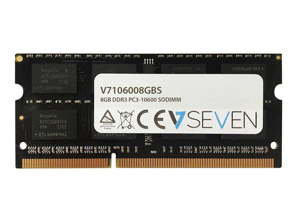 V7 DDR3 module 8 Go SO DIMM 204 broches 1333 MHz / PC3 10600 mémoire sans tampon non ECC