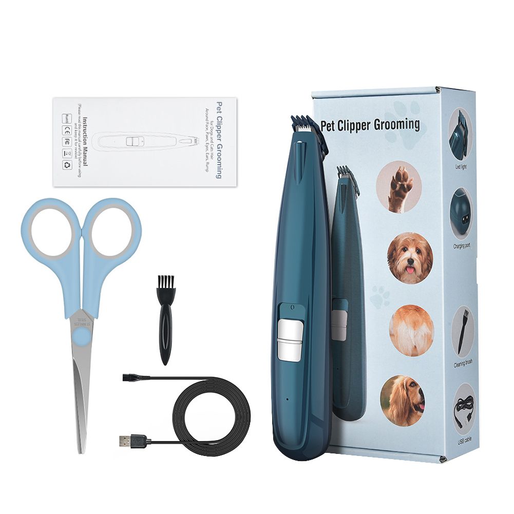 Tondeuse Électrique Usb Pour Chiens, Toilettage, Coupe De Cheveux, Rasoir À Faible Bruit, Coupe Autour Des Pattes