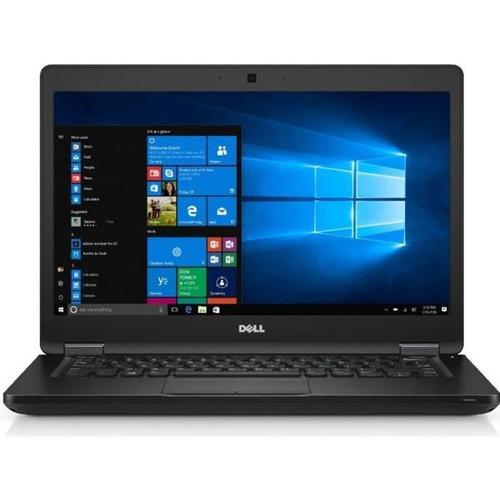 Dell Latitude 5480 Ordinateur Portable 14" Full Hd Noir (Intel Core i5, 16Go De Ram, 512Go SSD, Intel Hd, Windows 10 Pro)