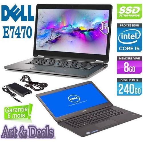 Dell E7470 - i5 - 8Go - 240Go SSD