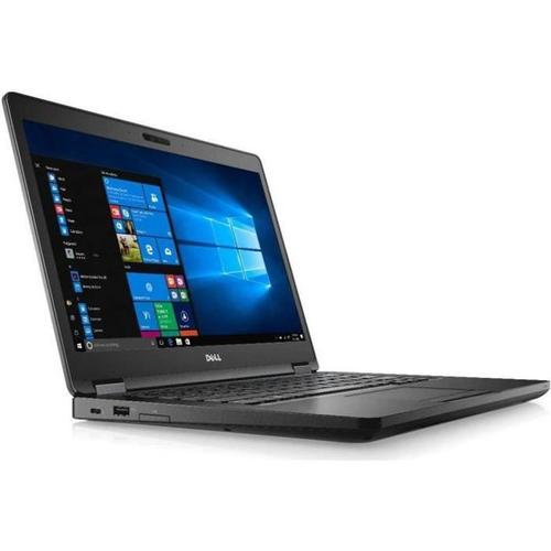 Dell Latitude 5480 14" Hd Intel Core i5 Disque Dur SSD 256 Go 8 Go Windows 10 Pro Webcam Business Notebook Notebook (Certifi