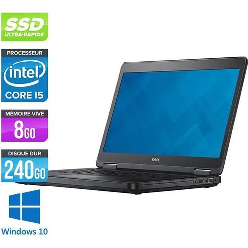PC Portable Dell E5440 - i5-4300U -8Go -240Go SSD - Windows 10