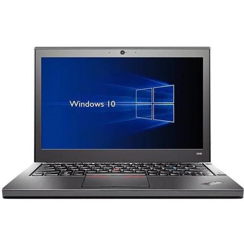 PC Portable Lenovo X240 - i5 1.6Ghz 8Go Ddr3 120Go SSD WiFi W10Pro