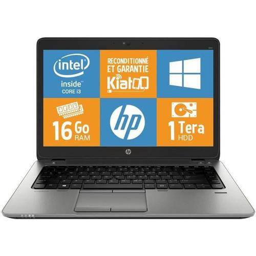 Ultrabook HP Elitebook 840 G1 Core i5 16 Go Ram 1 To Disque Dur Ordinateur Portable Reconditionne