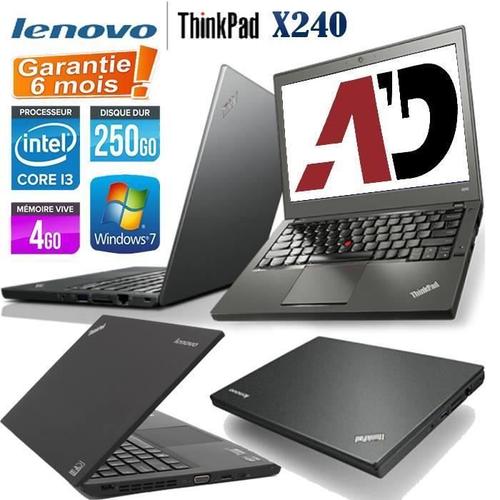 Lenovo Thinkpad X240 Core I3 250Go 4Go