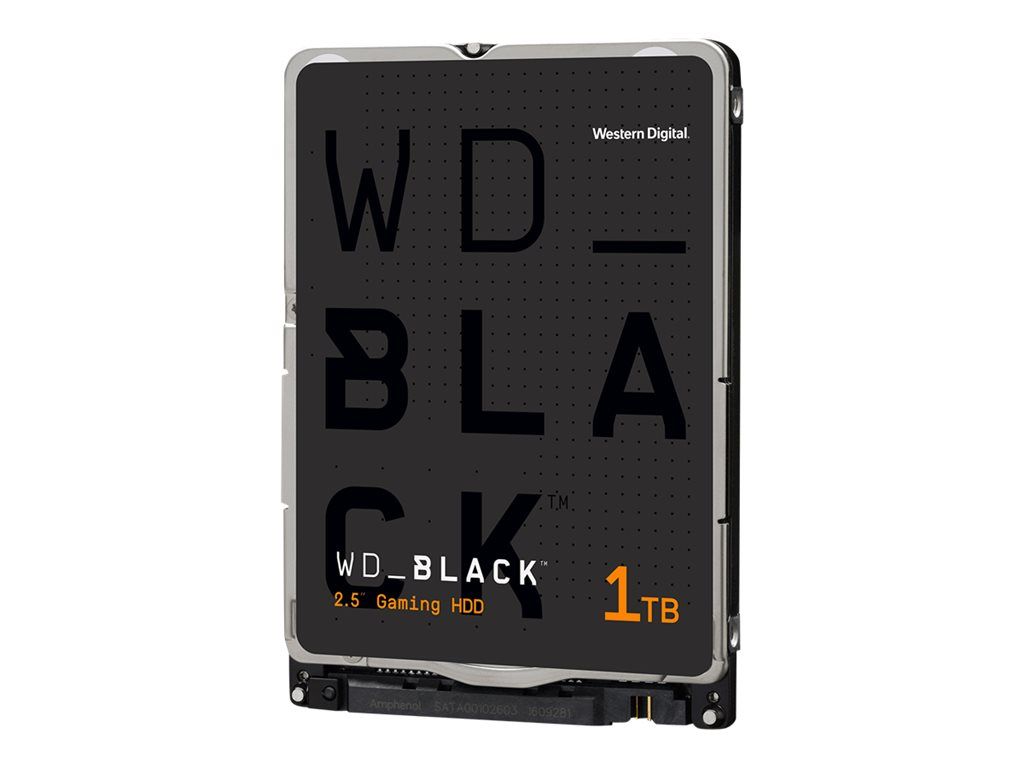 WD Black WD10SPSX - Disque dur - 1 To - interne - 2.5 - SATA 6Gb/s - 7200 tours/min - mémoire tampon : 64 Mo