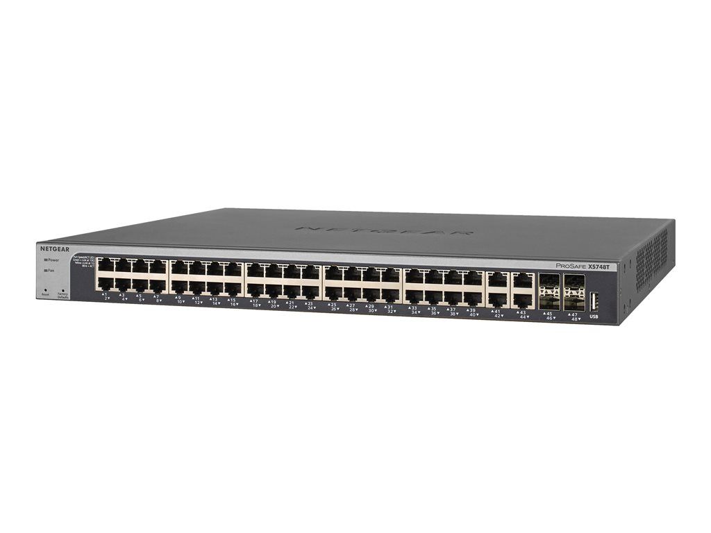 Netgear XS748T 100NES 44 ports /10 GigabitSans POEManageable4 - vue 5