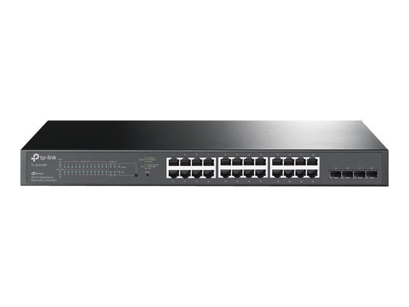 TP Link Omada TL SG2428P Géré L2L2+ Gigabit Ethernet 101001000 Connexion Ethernet supportant 'alimentation via ce port PoE 1U Neuf - vue 3