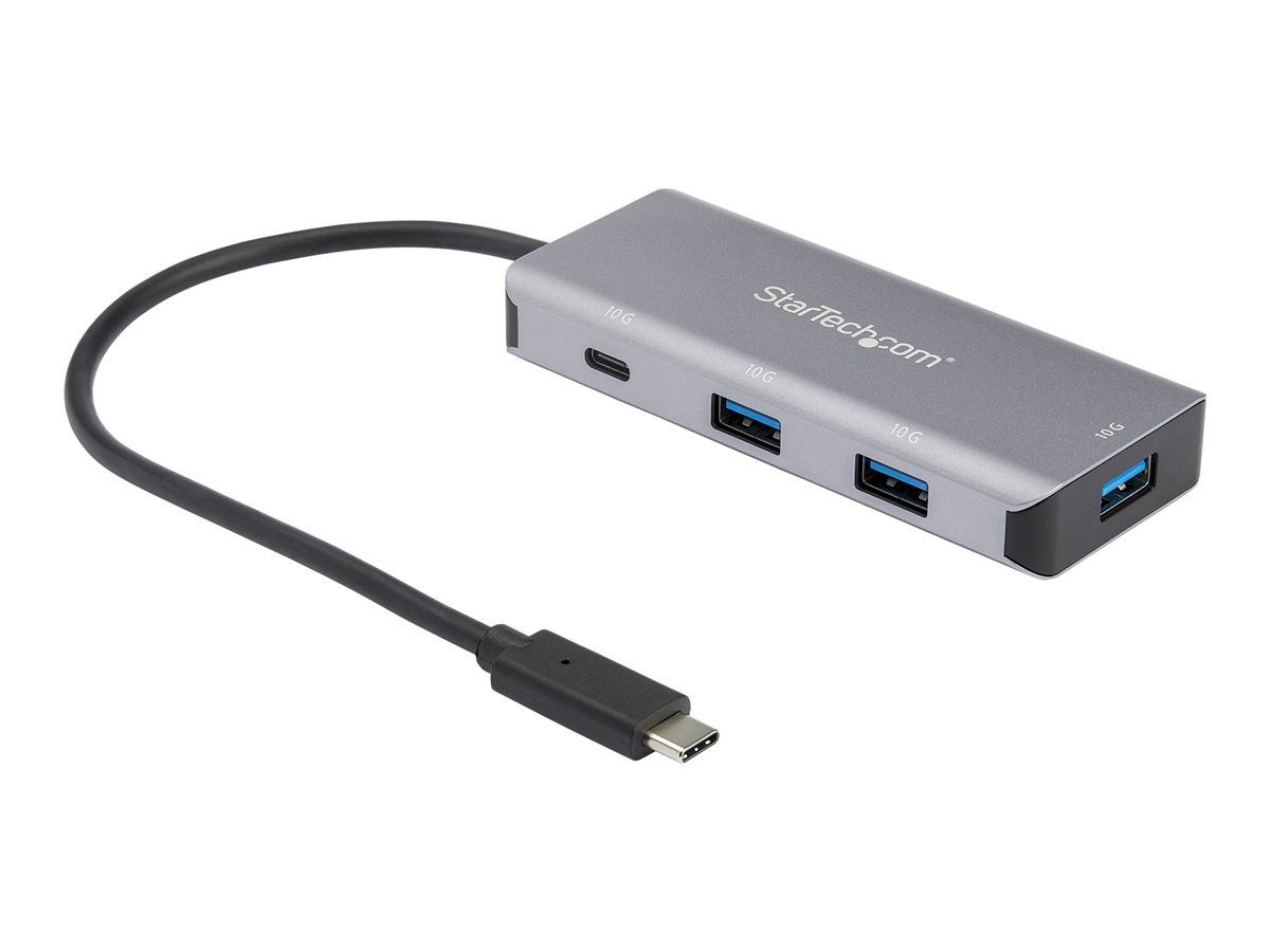 StarTech.com Hub USB C 4 Ports 3 Ports USB A 1 Port USB C HUB Adaptateur SuperSpeed Type C USB 3.2 Gen 2 10Gbps Alimenté par bus USB Hub Adaptateur USB C vers USB compacte Hub Portable Aluminium Neuf - vue 4