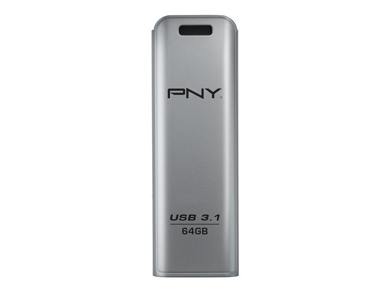 PNY Elite Steel - Clé USB - 64 Go - USB 3.1