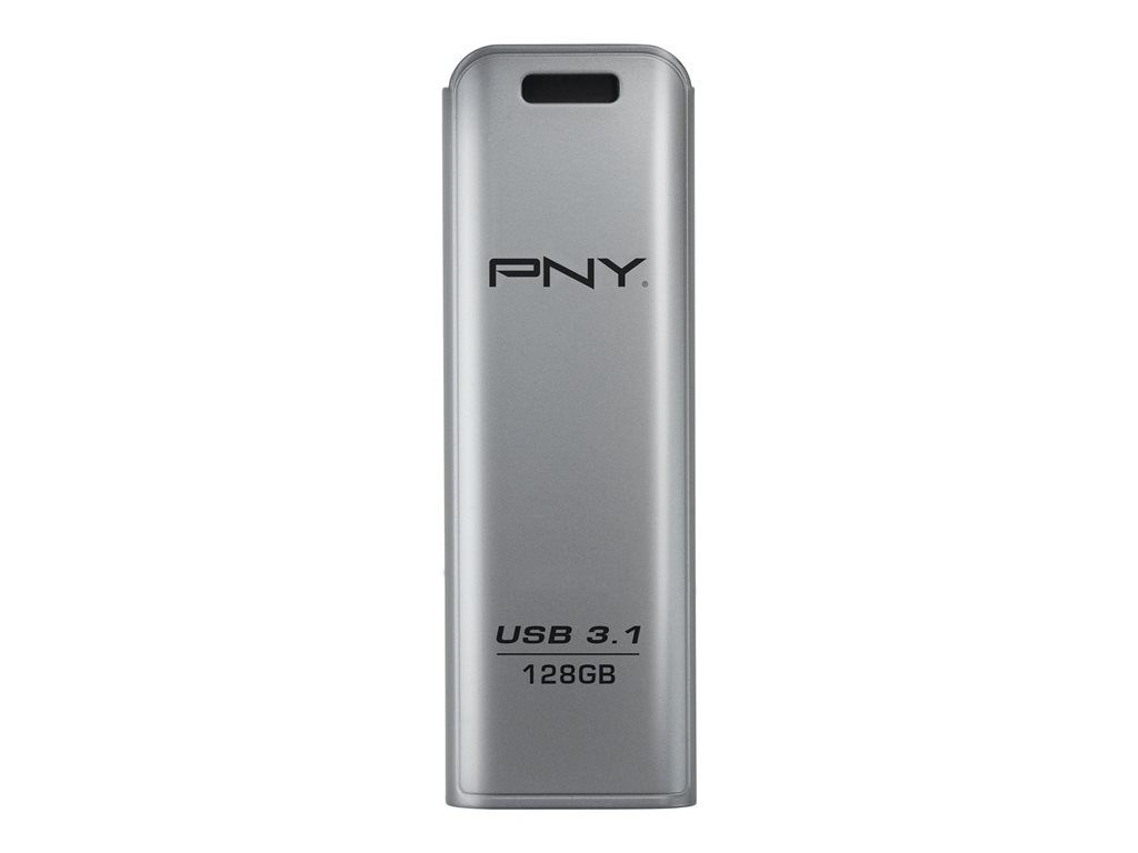 PNY Elite Steel - Clé USB - 128 Go - USB 3.1 PNY Elite Steel - Clé USB - 128 Go - USB 3.1
