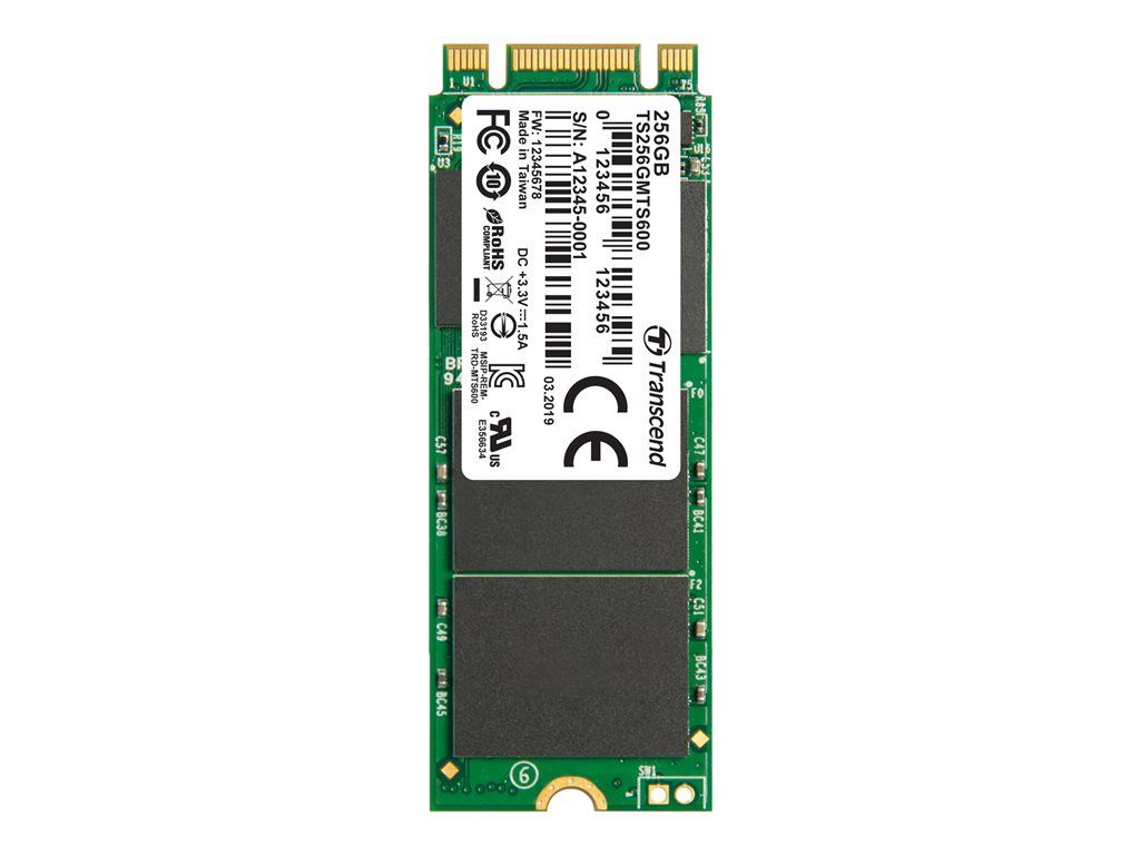 Transcend MTS600 SSD interne .2 2260 SATA 6Gb/