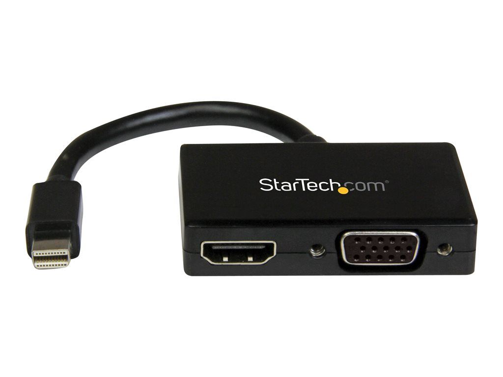 StarTech.com Adaptateur audio / vidéo de voyage Convertisseur 2 en 1 Mini DisplayPort vers HDMI ou VGA Neuf - vue 4