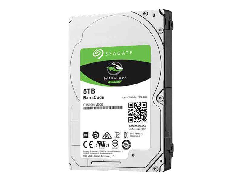 Seagate Barracuda ST5000LM000 disque dur 2.5 5000 Go Série ATA III Neuf - vue 3