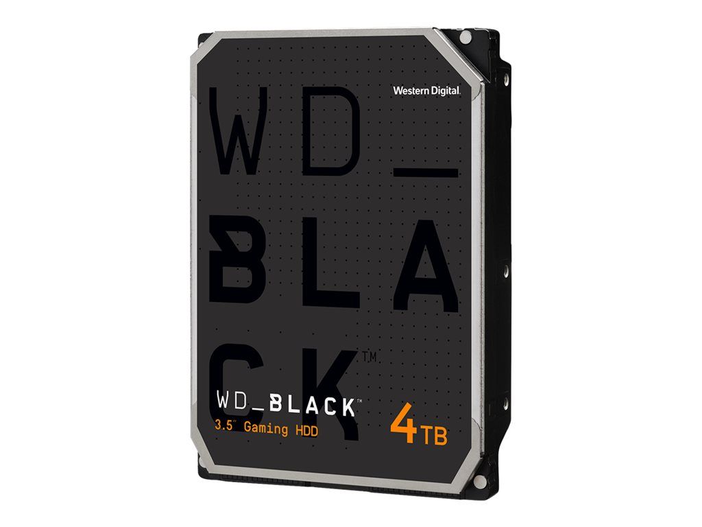 WD Black WD4005FZBX - Disque dur - 4 To - interne - 3.5 - SATA 6Gb/s - 7200 tours/min - mémoire tampon : 256 Mo