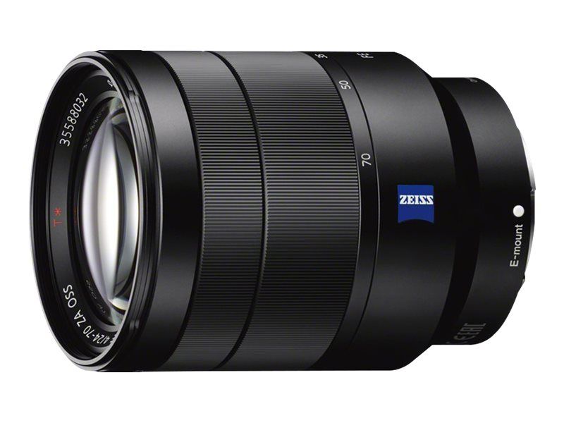 Objectif Sony SEL2470Z - Fonction Zoom - 24 mm - 70 mm - f/4.0 Vario-Tessar T* FE ZA OSS - Sony E-mount - pour Cinema Line; a VLOGCAM; a1; a1 II; a6700; a7 IV; a7C; a7C II; a7CR; a7R V; a7s III;...