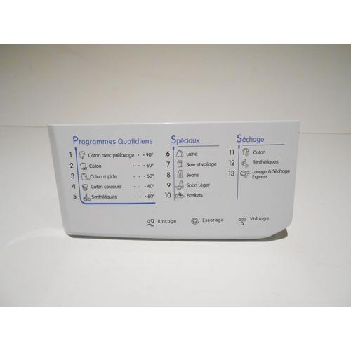 Poignée De Boîte/Tiroir À Produits Réf: 148039597 De Lavante Séchante Indesit Iwdc7145Fr