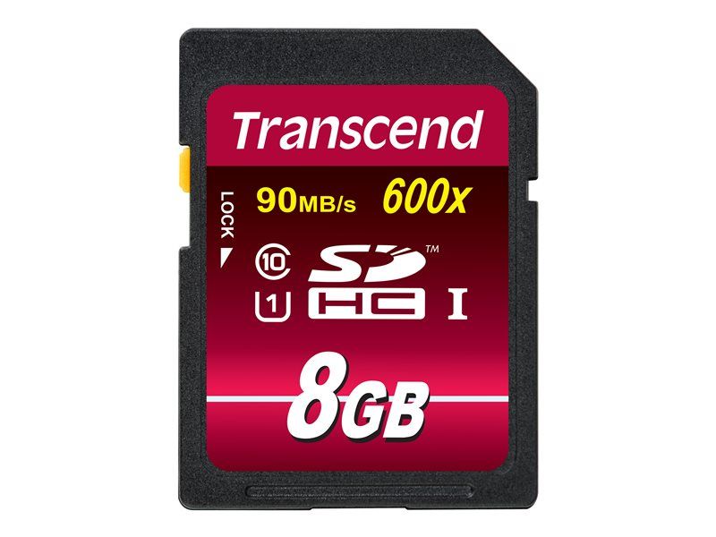 Transcend TS8GSDHC10U1 mémoire flash 8 Go SDHC MLC Classe 10 Neuf - vue 4