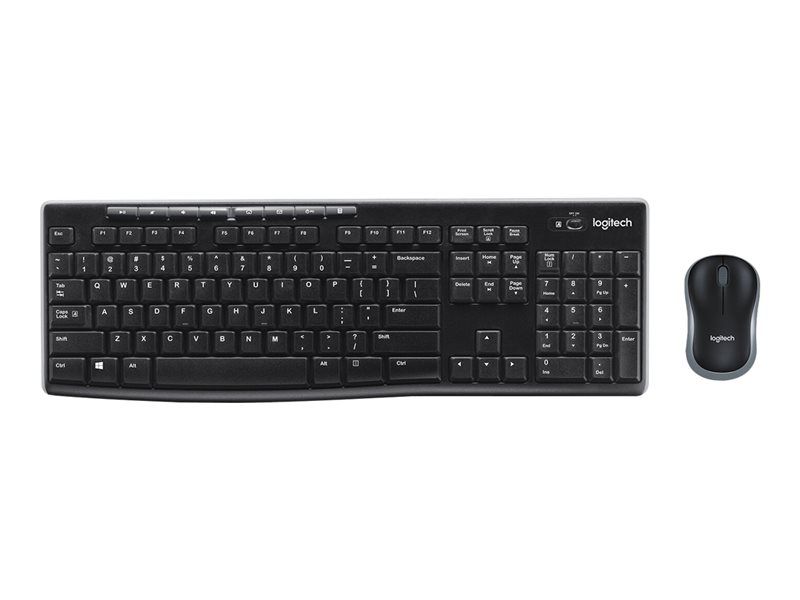 Logitech MK270 Wireless Combo - Ensemble clavier et souris - sans fil - 2.4 GHz - International US