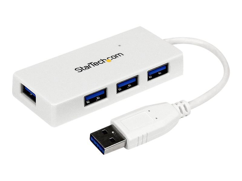 StarTech.com Hub USB 3.0 à 4 ports avec câble intégré Concentrateur USB SuperSpeed portable Mini hub USB3 Concentrateur hub 4 x SuperSpeed USB 3.0 de bureau pour PN:... - vue 2