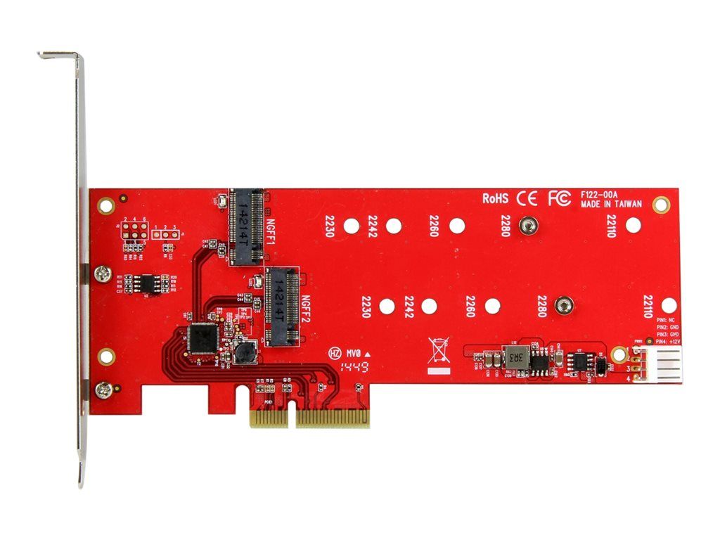 StarTech.com Carte contrôleur PCI Express pour 2 SSD .2 SATA Neuf - vue 4