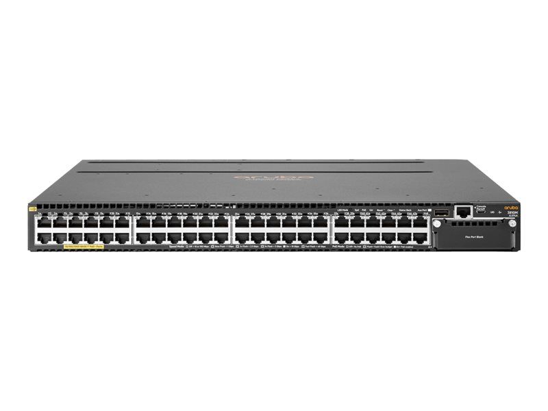 HPE Aruba 48G PoE+ 1 slot Switch Commutateur C3 Géré 48 x 101001000 PoE+ Montable sur rack PoE+