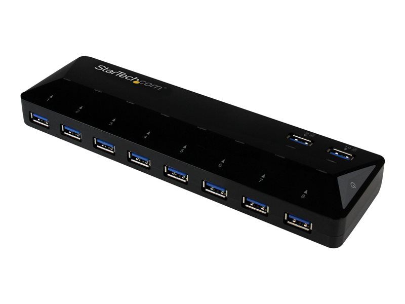 StarTech.com Concentrateur USB 3.0 5Gbps 10 ports avec Ports de Charge et de Synchronisation 8 x USB A 2 x USB A ports de Charge Rapide Concentrateur USB Multiport Alimenté Neuf - vue 4
