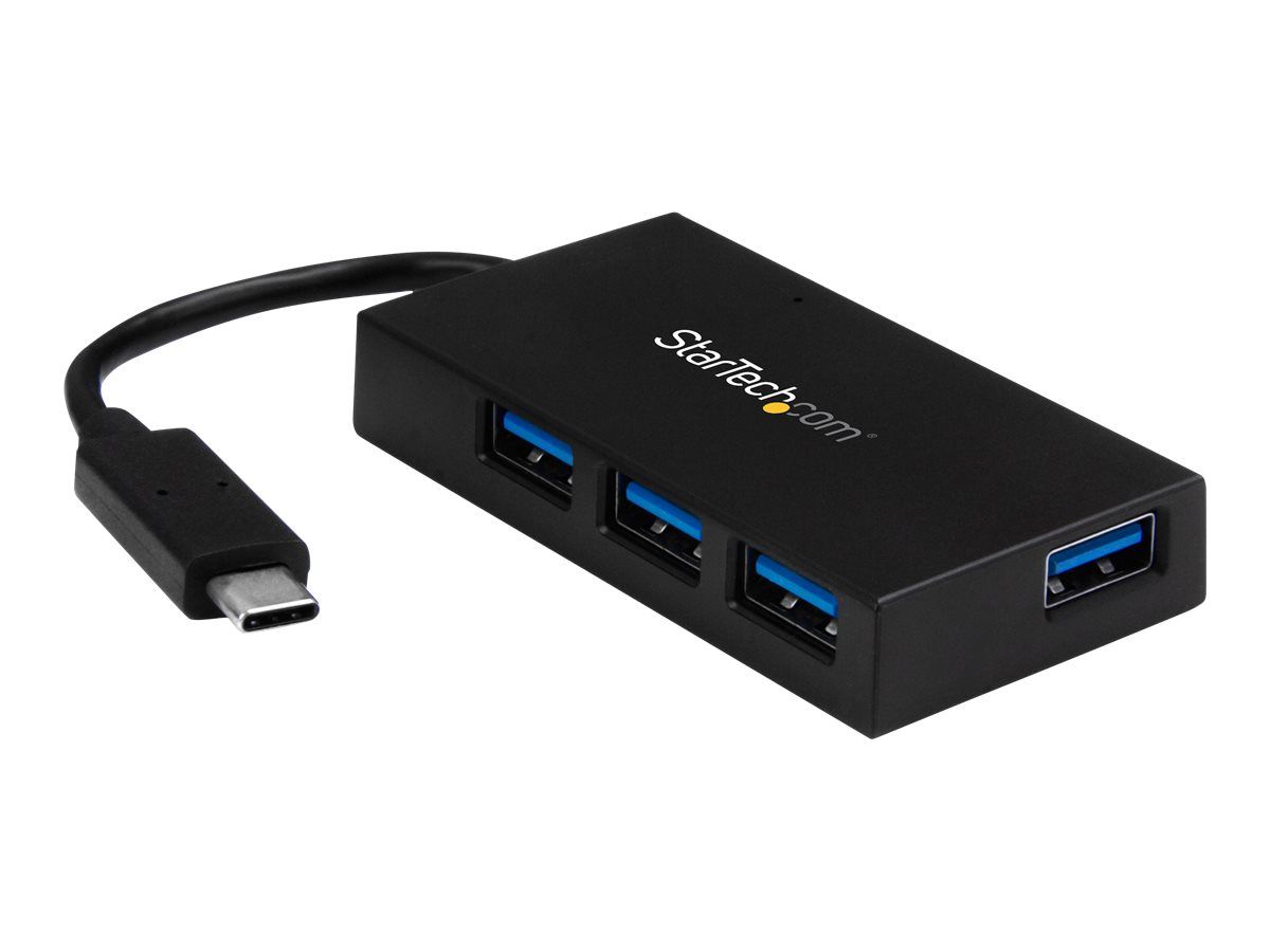 StarTech.com Concentrateur USB C 4 Ports USB A USB 3.0 SuperSpeed 5Gbps Concentrateur de Charge Portable USB C vers USB A BC 1.2 avec Adaptateur Secteur Neuf - vue 4