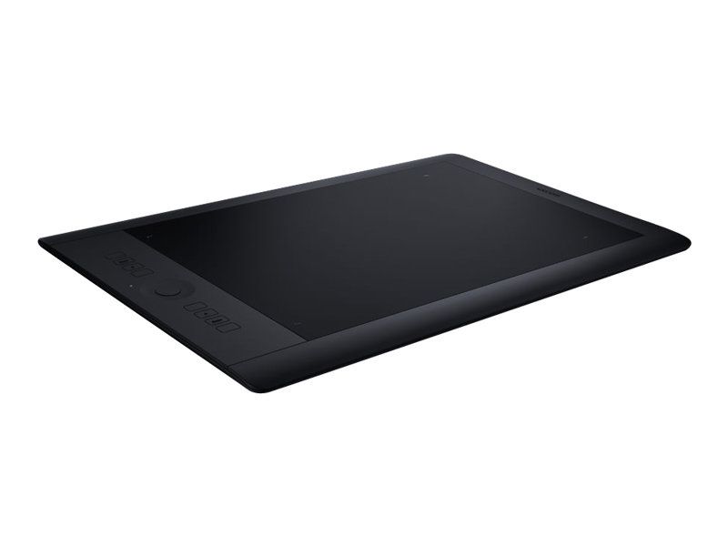 Wacom Intuos Pro Medium - Numériseur - 33.8 x 21.9 x 0.8 cm - multitactile - électromagnétique - sans fil, filaire - USB, Bluetooth - noir