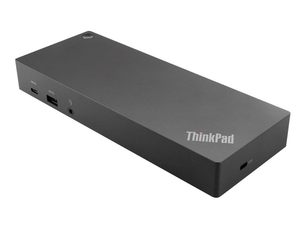 Lenovo ThinkPad Hybrid USB-C with USB-A Dock - Station d'accueil - USB-C - 2 x HDMI, 2 x DP - 1GbE - 135 Watt - Campus