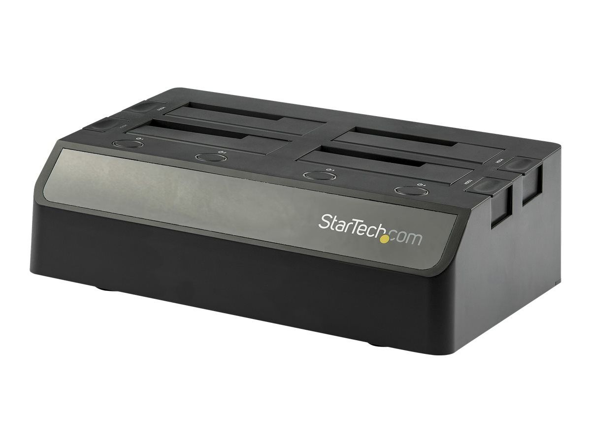 StarTech.com Dock pour Disques Durs 4 Baies USB 3.1 à 2 53 5 SATA III Boitier externe 2 5 po./3 5 po. partagé SATA 6Gb/ USB 3.1 Gen 2