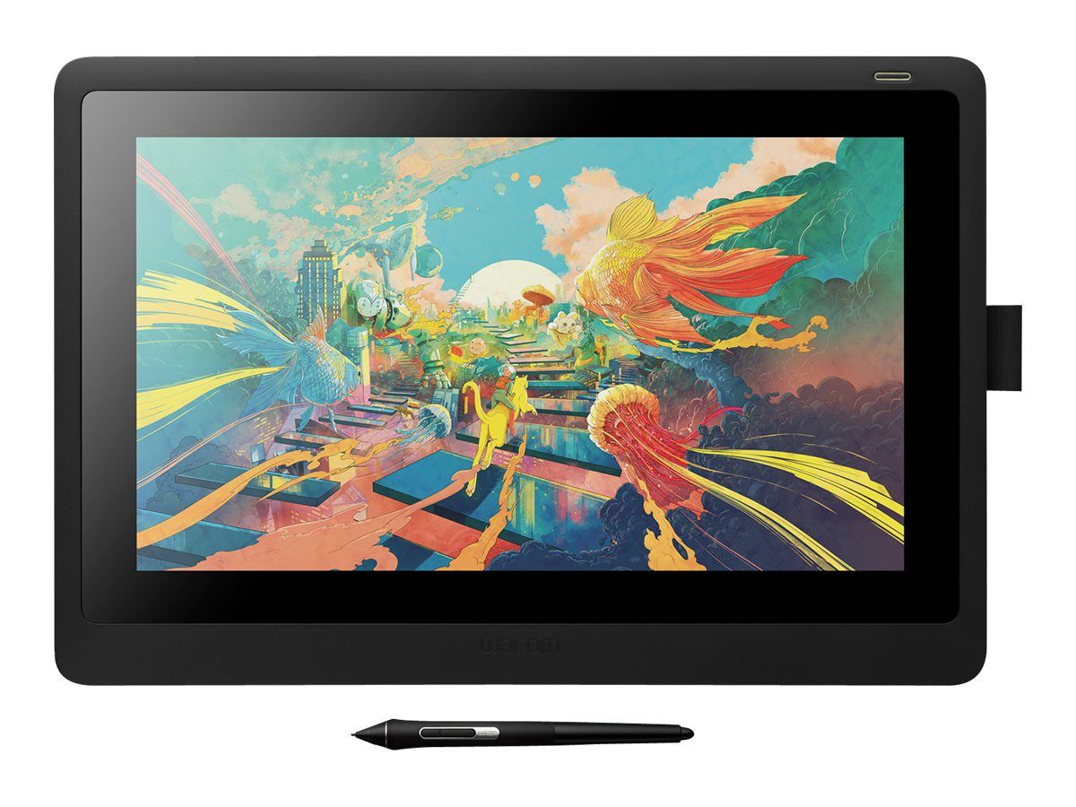 Wacom Cintiq 16 - Numériseur avec Écran LCD - 34.5 x 19.4 cm - électromagnétique - filaire - HDMI, USB 2.0