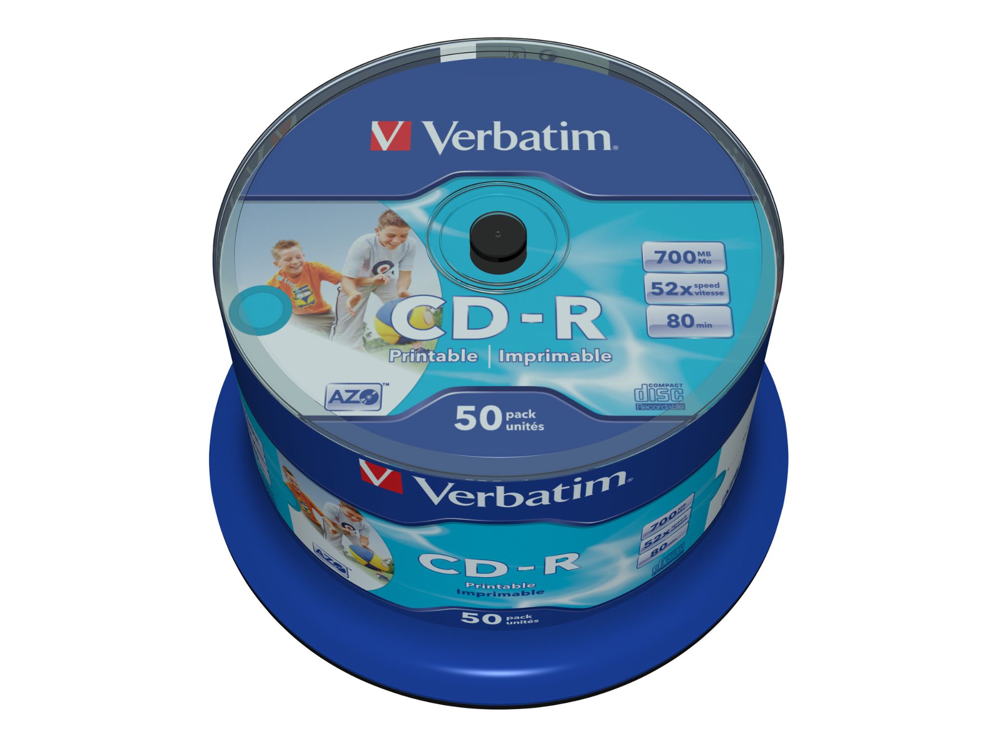 Pack De 25 Cd r 700 Mo 52x Verbatim - vue 10