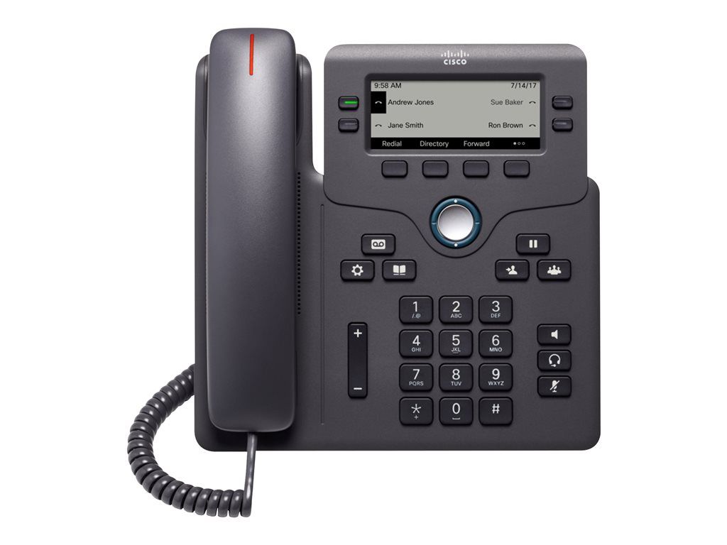 Cisco IP Phone 6851 Téléphone VoIP SIP SRTP 4 lignes - vue 2