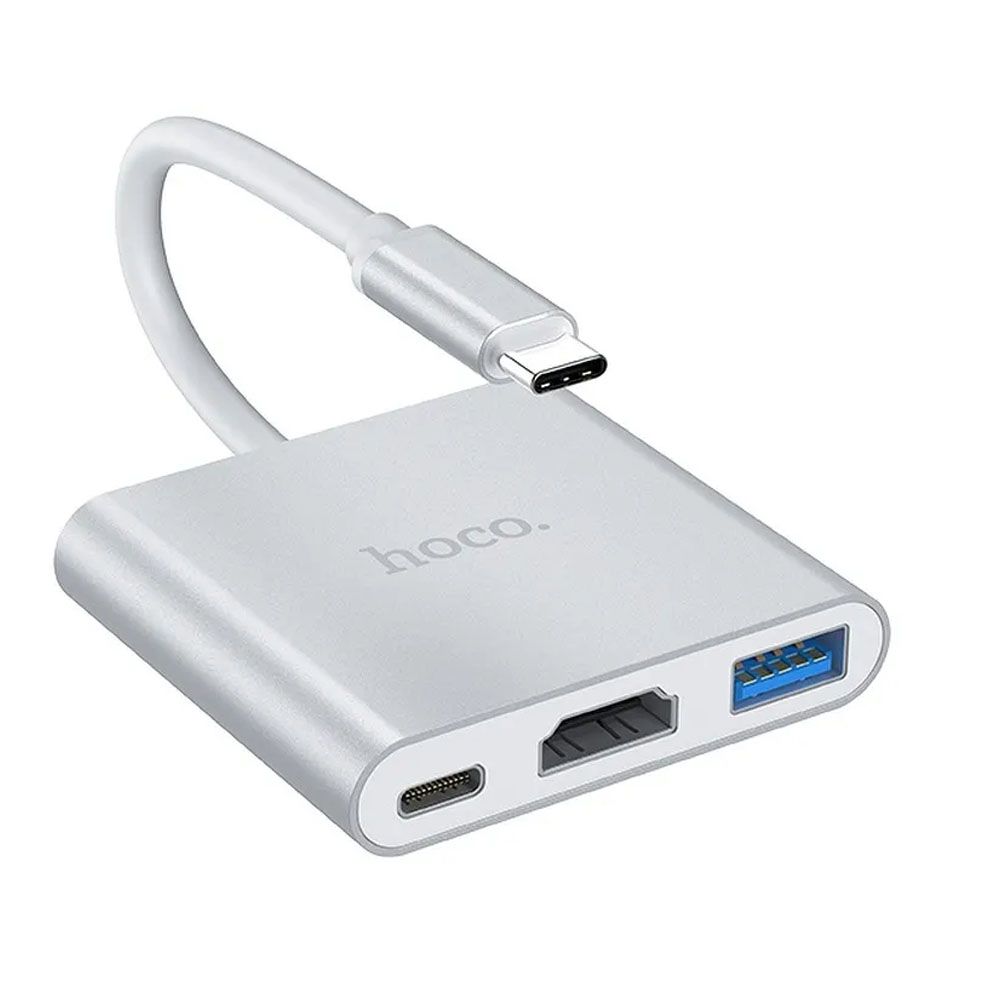 Hoco Adaptateur HUB vers HDMI / USB-C / USB